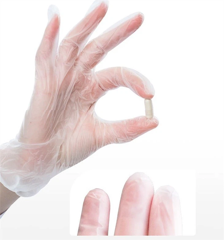 Guantes de vinilo y látex
